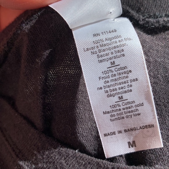 Hollywood California y2k Cap sleeve black skinny slim fitted T-shirt tunic top M - Picture 8 of 9